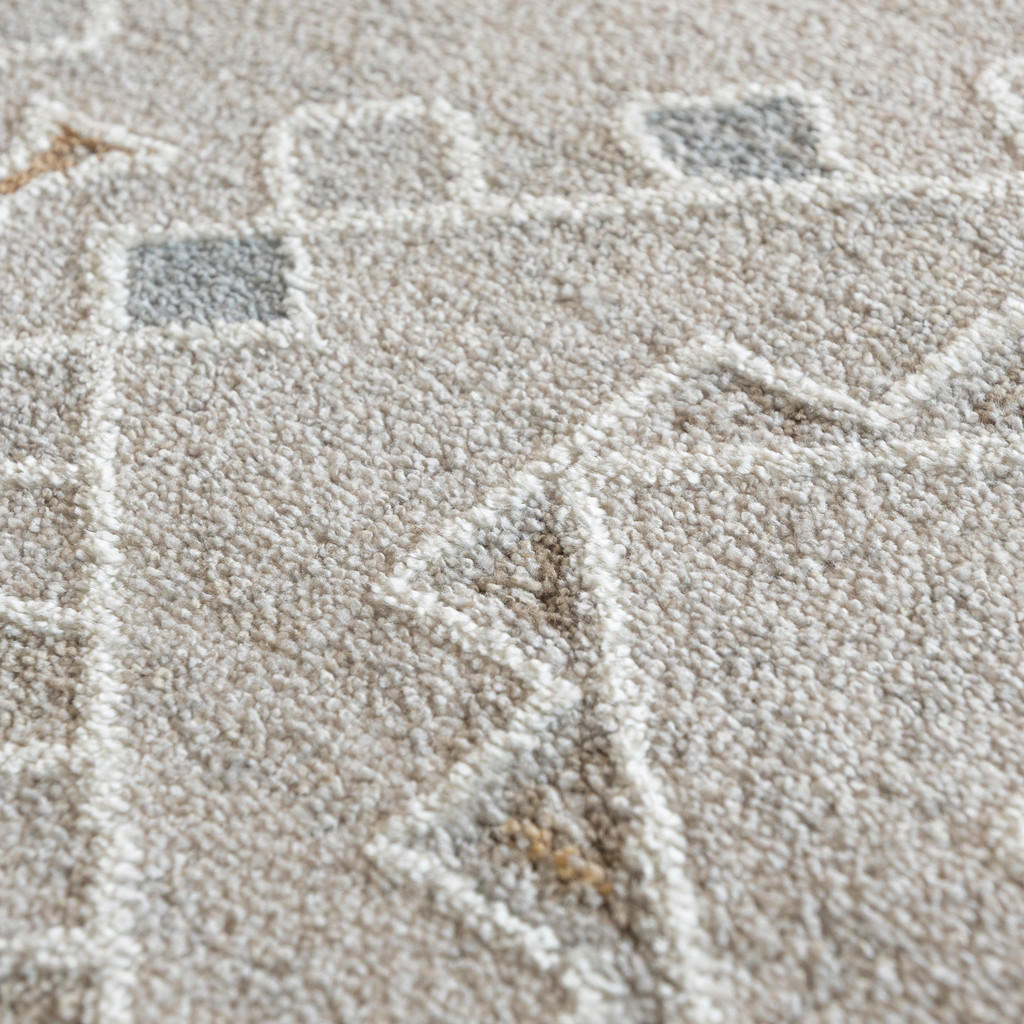 Thumbnail - Mazovia Teppich, Creme, Ecru, Textil, Abstrakt, Rechteckig, 250x350 cm, Oeko-Tex® Standard 100, Teppiche & Böden, Teppic...