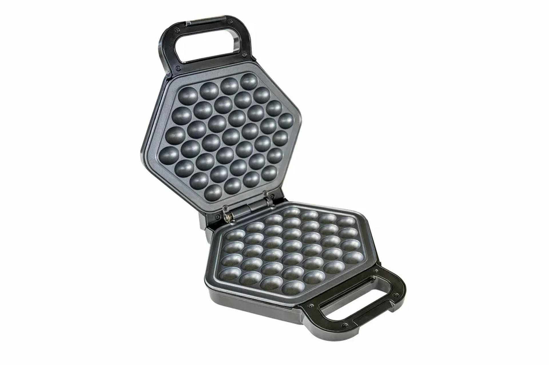 BUBBLE Waffelmaker Bobby - Schwarz, Metall (38/32.6/56.5cm) - Westfalia
