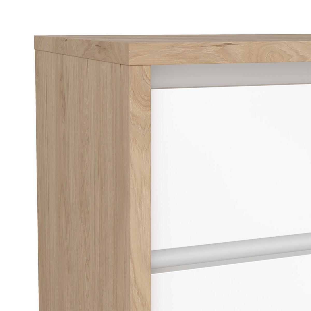 NACHTTISCH, Next, Weiß, Holzwerkstoff, 52 x 48 x 46 cm - Weiß, Holzwerkstoff (52/46/48cm) - ebuy24