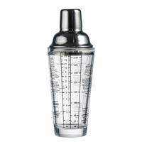COCKTAILSHAKER Bartender - Transparent, Metall (9/18/9cm) - BUTLERS