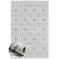 OUTDOORTEPPICH Fantasia Hellgrau,Silberfarben,Creme 160/230 cm - Hellgrau, Textil (160/230cm) - My-Rug