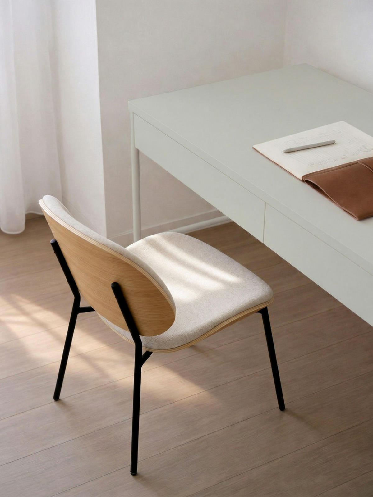 SCHREIBTISCH Dalia Grau 60 x 120 - Grau, Holzwerkstoff (120/60/78cm) - Kenay Home