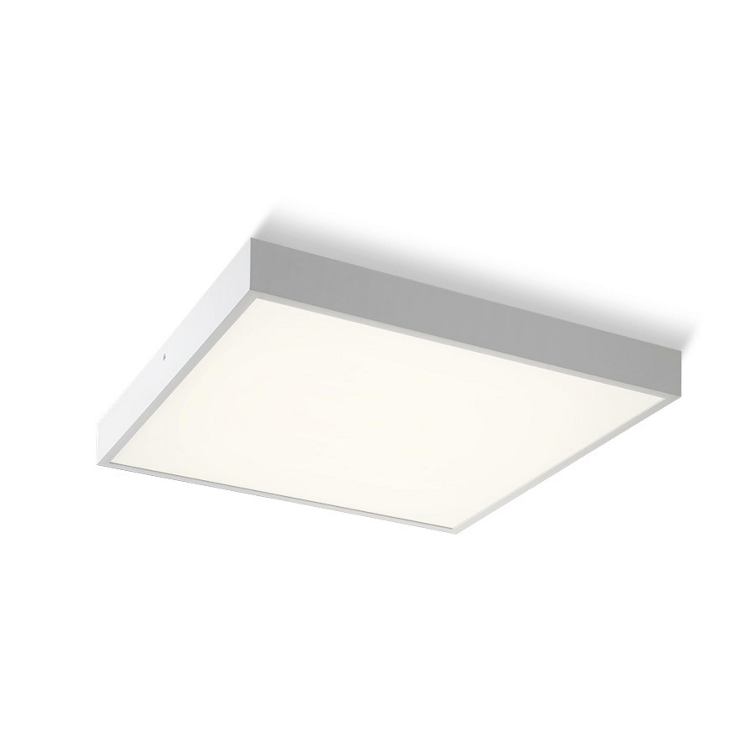 DECKENLEUCHTE STRUCTURAL LED 55x55 Weiß 48 W - Weiß, Metall (55/55/6cm) - Rendl