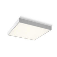DECKENLEUCHTE STRUCTURAL LED 55x55 Weiß 48 W - Weiß, Metall (55/55/6cm) - Rendl