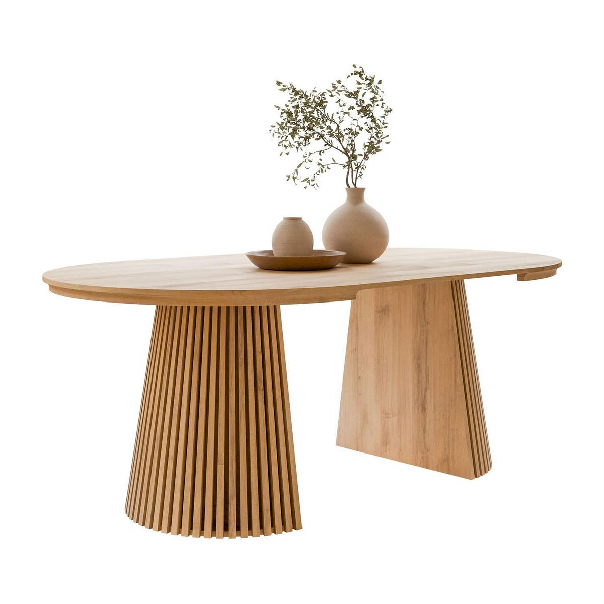 ESSTISCH MISTIC 120–200 cm - Eichefarben, Holzwerkstoff (120/120/75cm) - Lookway