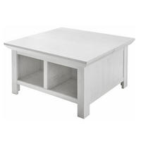 COUCHTISCH Westerland pinie weiß 93 / 93 / 50cm - Pinienfarben, Holz/Holzwerkstoff (93/93/50cm) - Feldmann-Wohnen