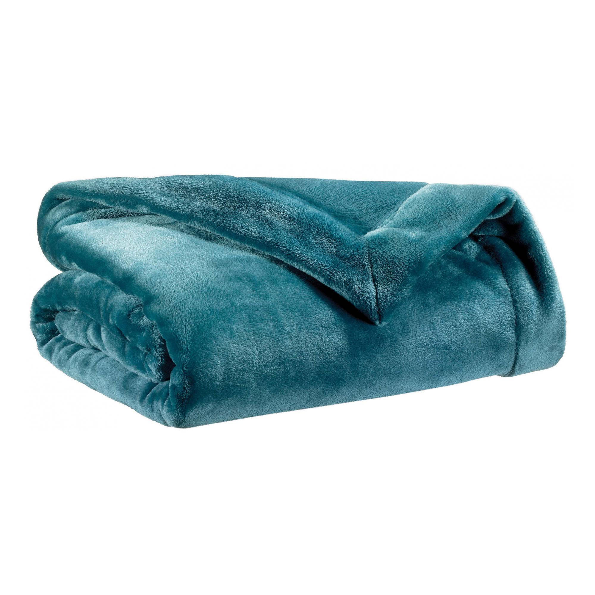 PLAID Tender pfau 150 x 200 cm - Türkis, Textil (150/200cm) - Vivaraise