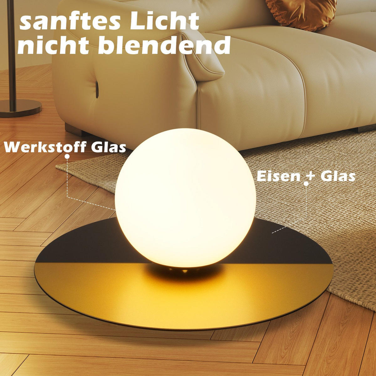 DECKENLEUCHTE Bremerhaven 28/28/5 cm - Goldfarben, Metall (28/28/5cm) - Nettlife