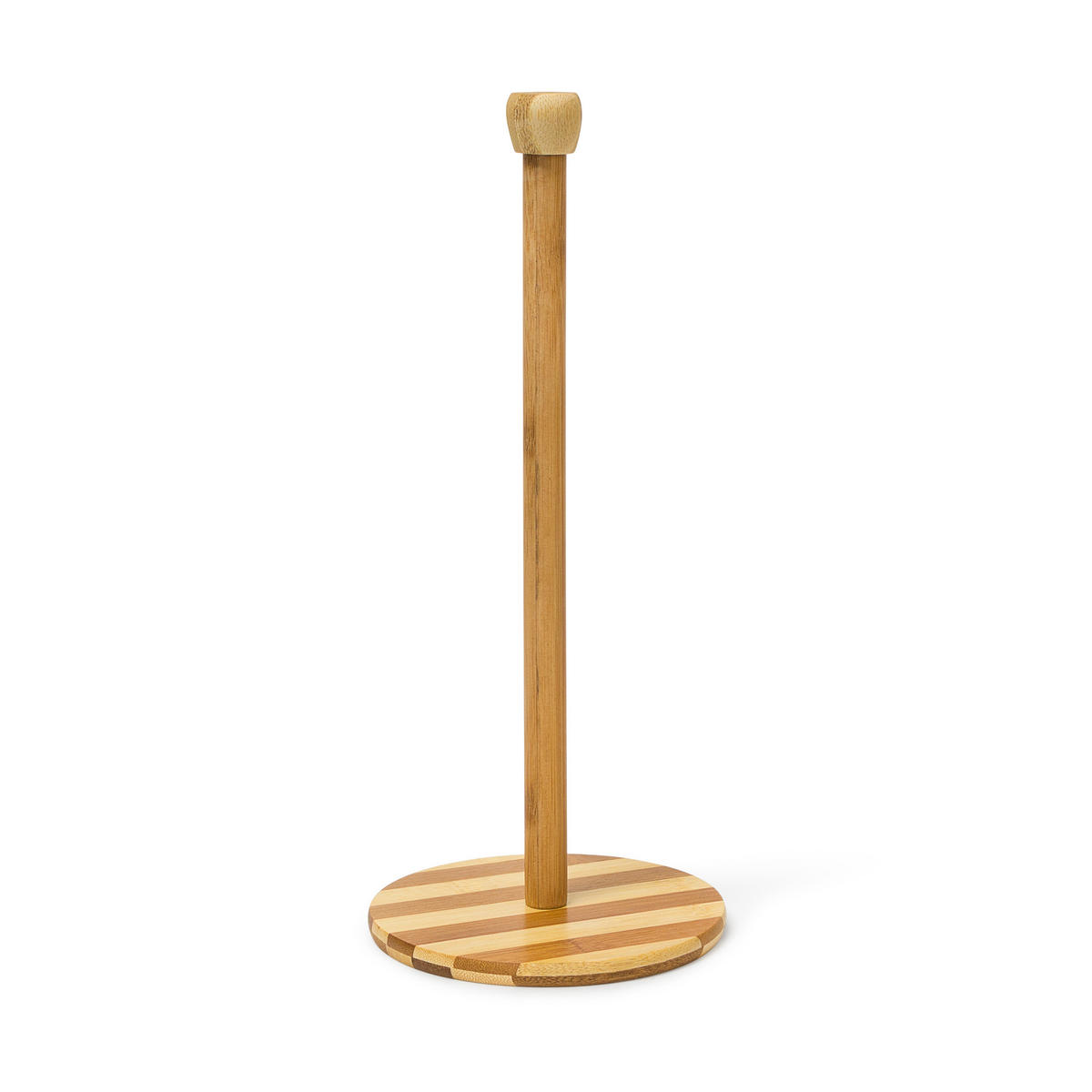 KÜCHENROLLENHALTER - Hellbraun, Holz (15/33/15cm) - Relaxdays