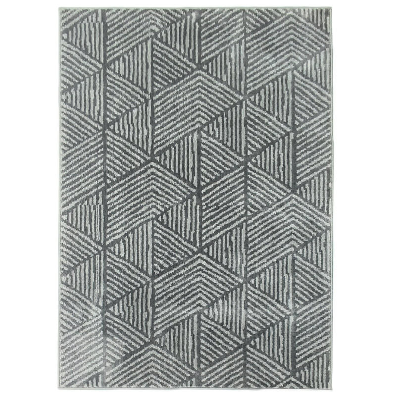 TEPPICH Waschbar 170 x 120 cm Dunkelgrau - Dunkelgrau, Textil (120/170cm) - Kaket