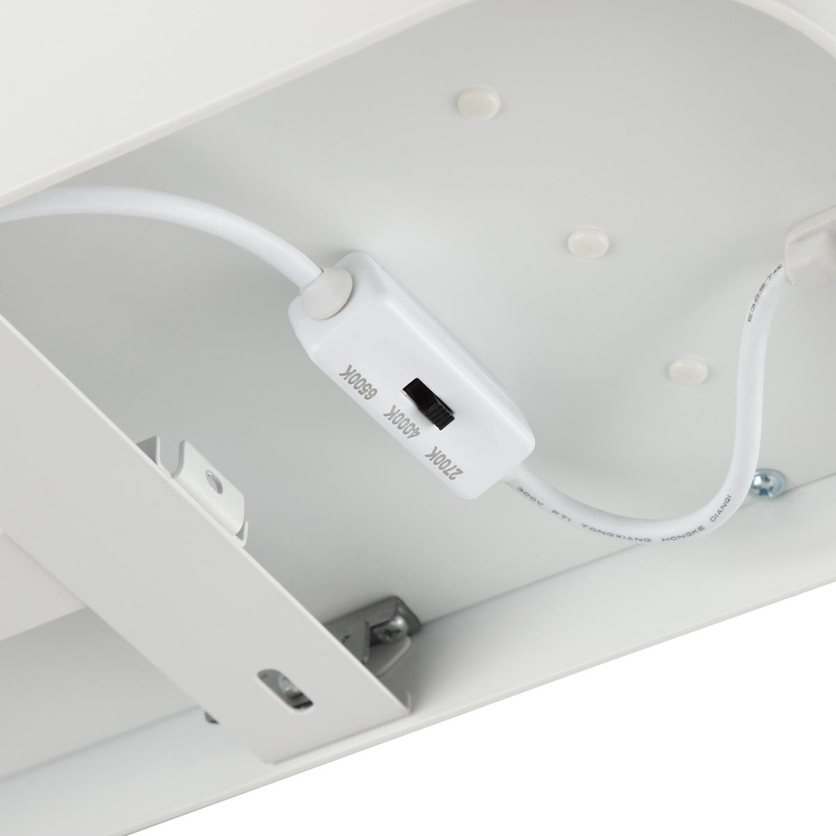 LED DECKENLEUCHTE Corvato Weiß 14,5/50,5/5,8 cm - Weiß, Metall (14.5/50.5/5.8cm) - Brilliant