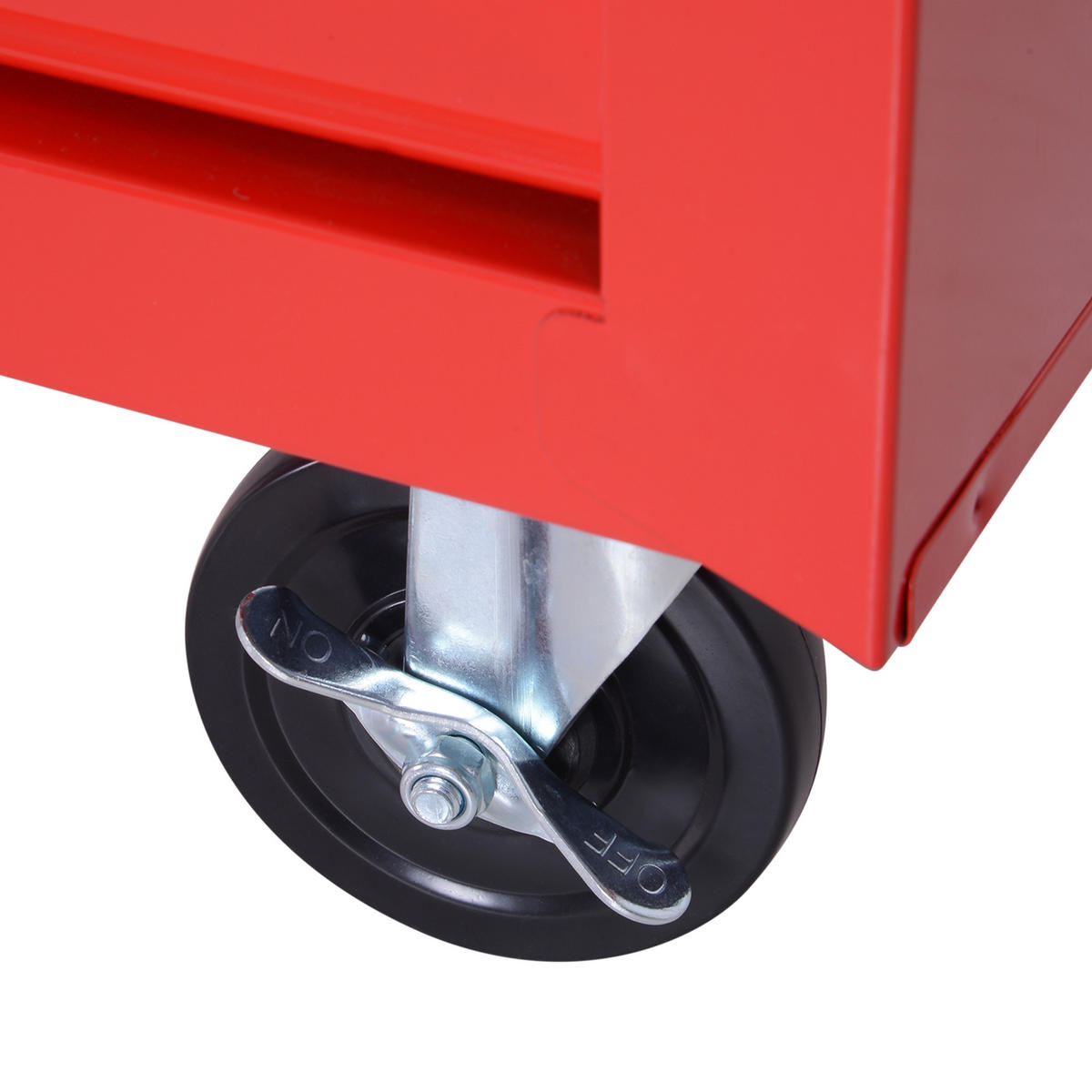 WERKZEUGWAGEN DE-10573 7 Schubladen Rot - Rot, Metall - ComfortXL