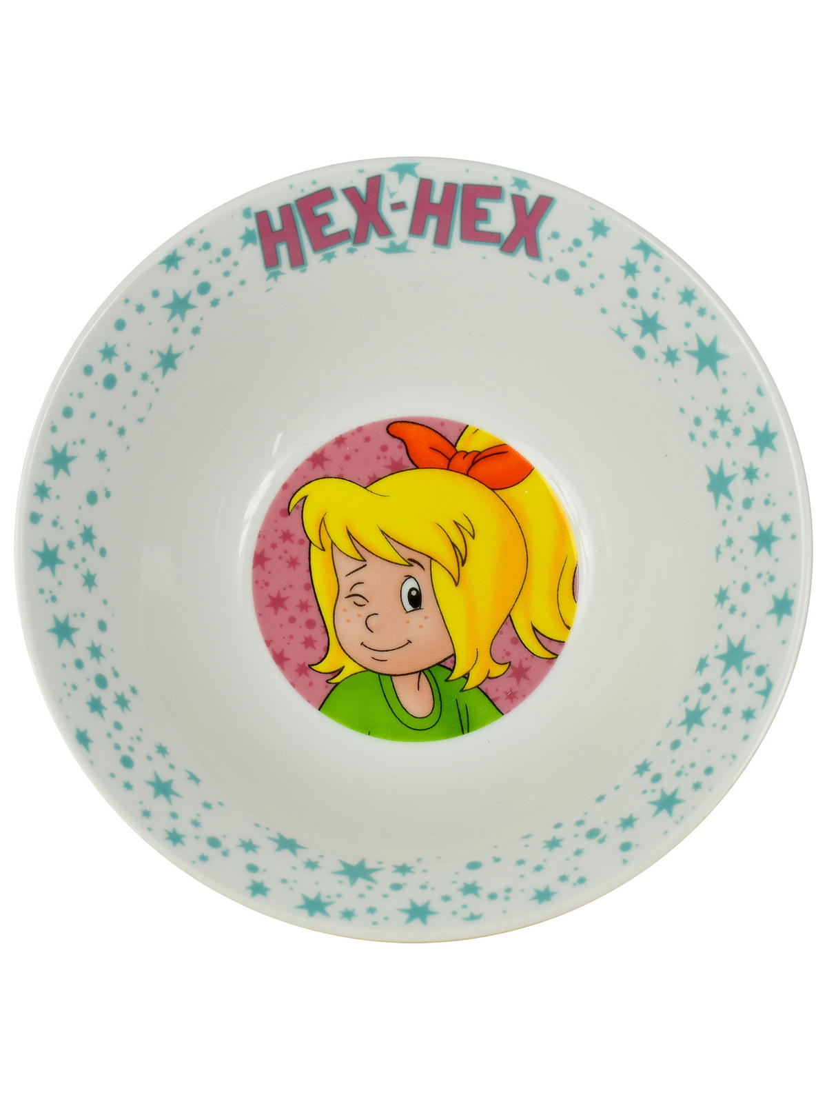 FRÜHSTÜCKSSET Bibi Blocksberg Hex Hex Rosa 3-teilig - Rosa, Keramik (23.8/11.2/23.3cm) - United Labels