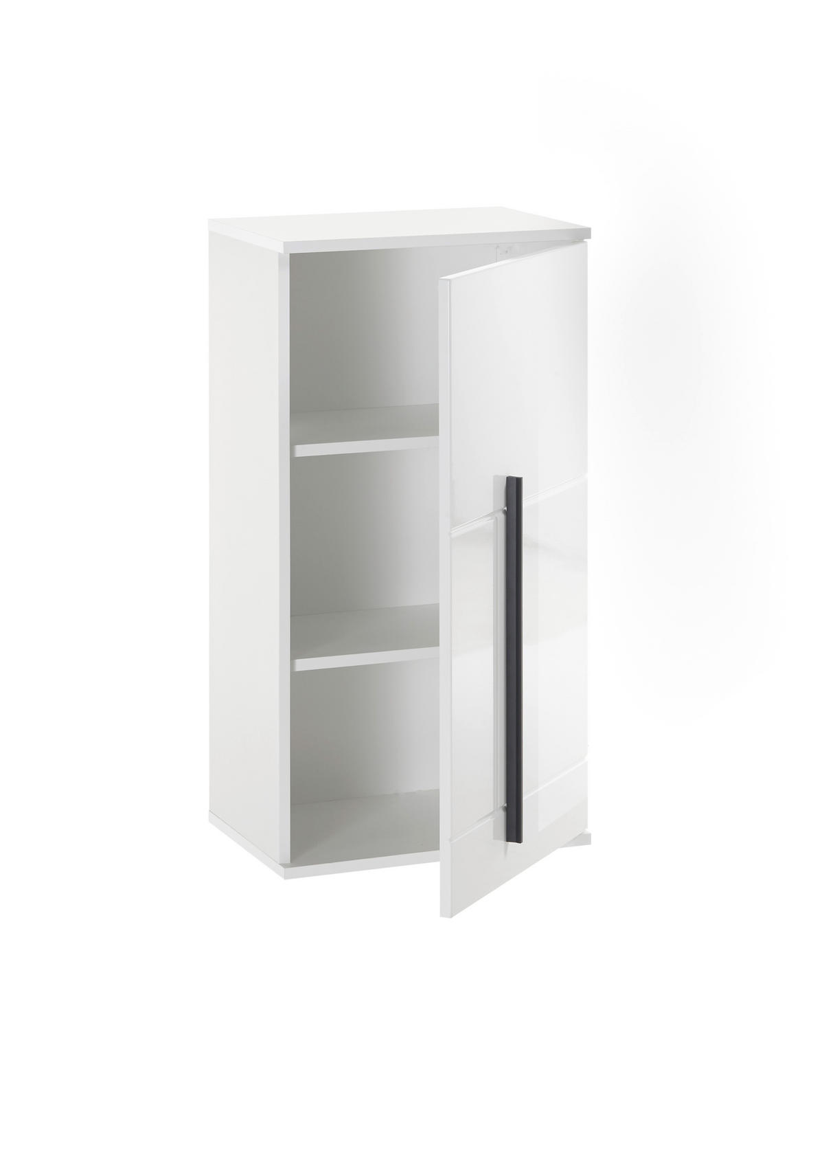 HÄNGESCHRANK M12 Weiß Hochglanz 45/85/30 cm - Weiß Hochglanz, Holzwerkstoff (45/85/30cm) - Livojo