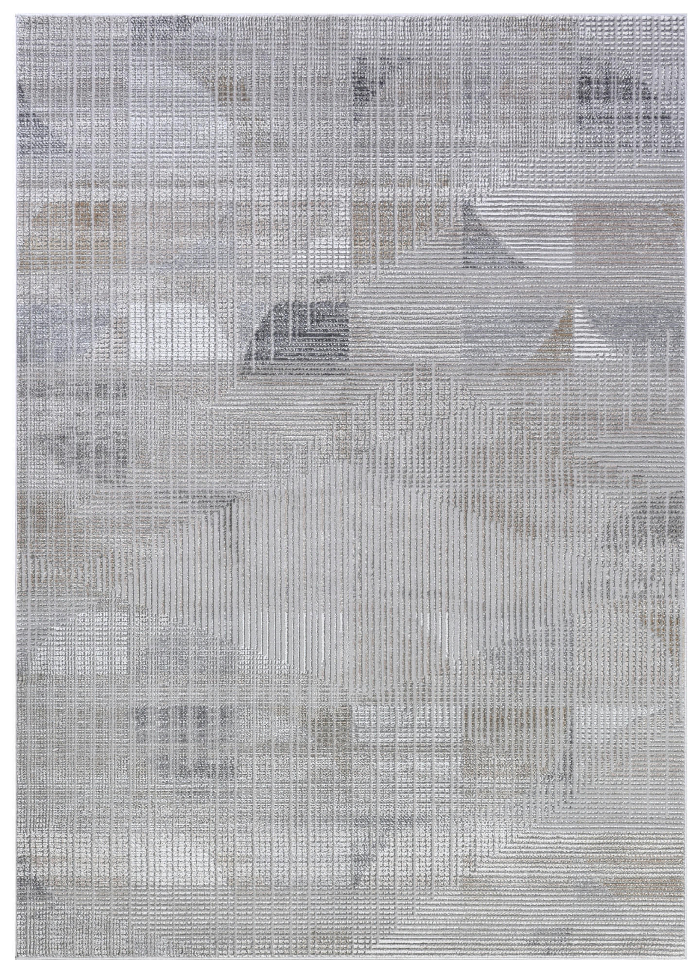 TEPPICH COMO Grau 120/170 cm - Grau, Kunststoff (120/170cm) - Tapiso