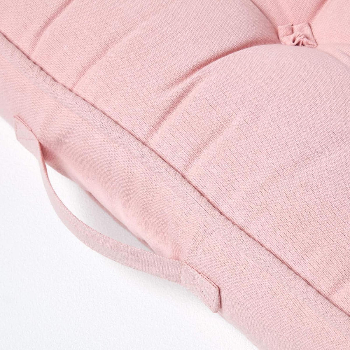 SITZKISSEN rosa 50/50/10 cm – Sesselkissen, Baumwolle - Rosa, Textil (50/50/10cm) - Homescapes