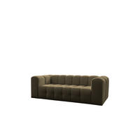SOFA 3-sitzer Solvie In Moly - Grün, Holzwerkstoff/Textil (230/75/106cm) - Fun Möbel