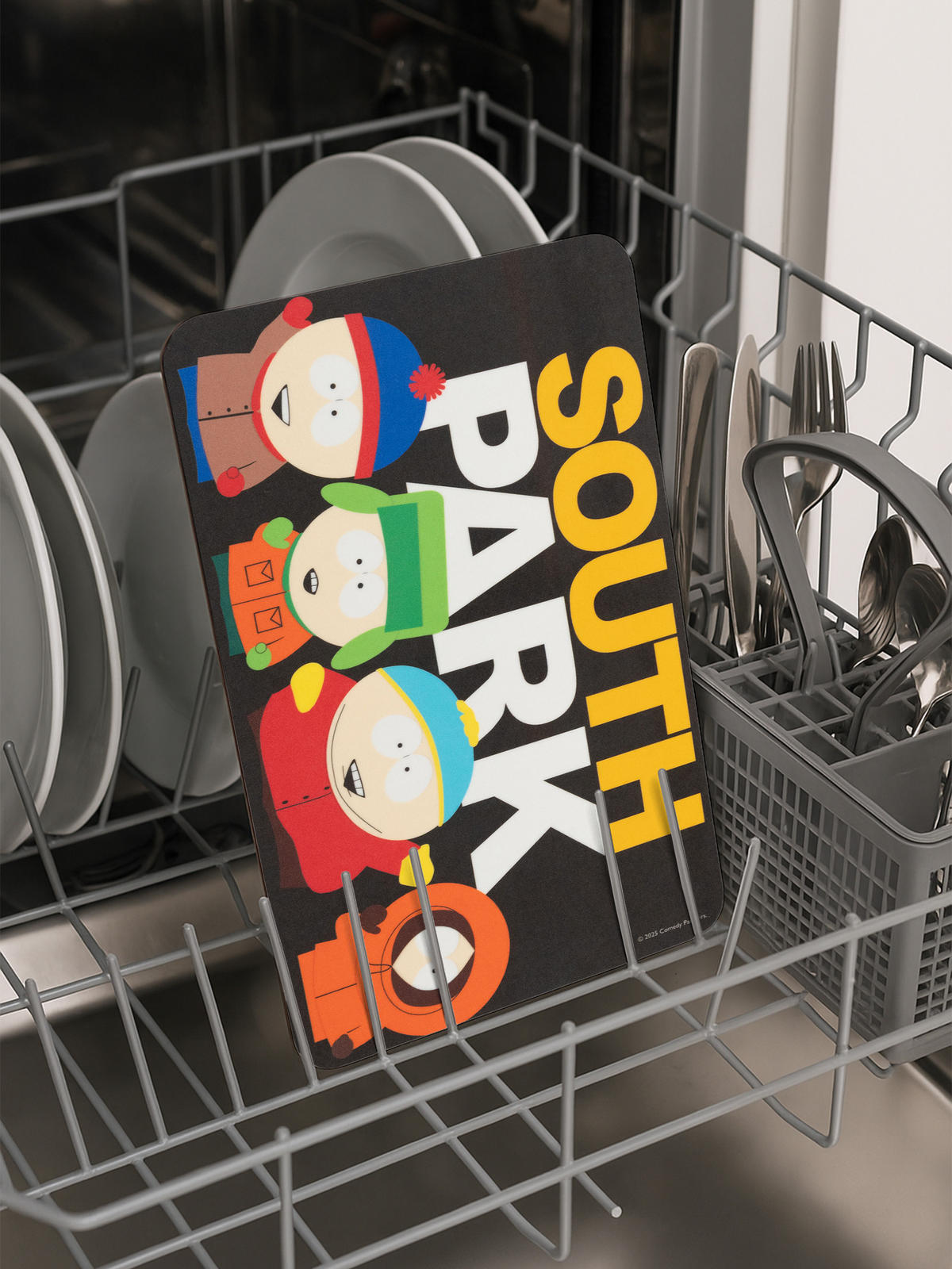 BRETTCHEN South Park Schwarz 14,5 x 23,5 cm - Schwarz, Kunststoff (14.5/23.5cm) - United Labels