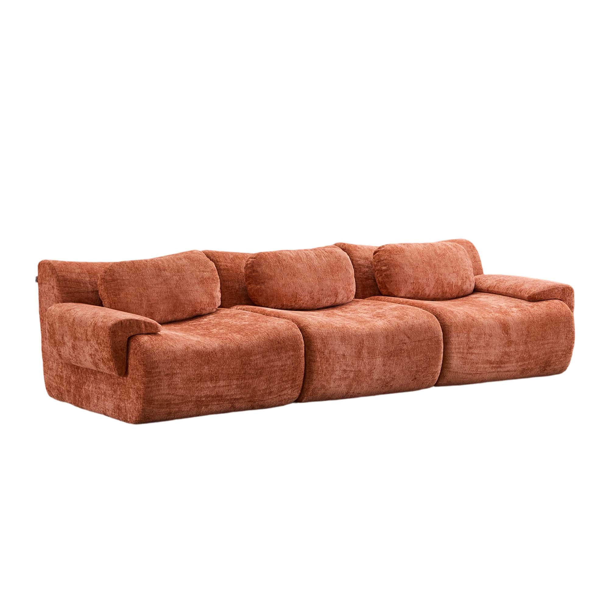 ComfortXL 3-Sitzer-Sofa Orange 288x69x101 cm