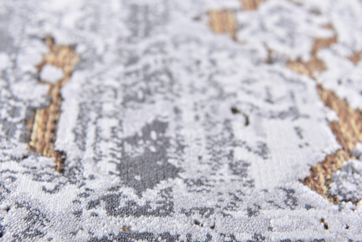 FLACHWEBETEPPICH Orelia 120x180 cm - Goldfarben, Textil (120/180cm) - Gino Falcone