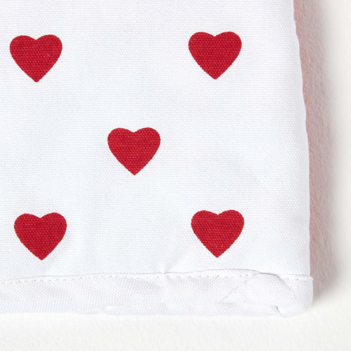 TEA COSY – Stoff-Teewärmer Herzen - Weiß, Textil (36/24/36cm) - Homescapes