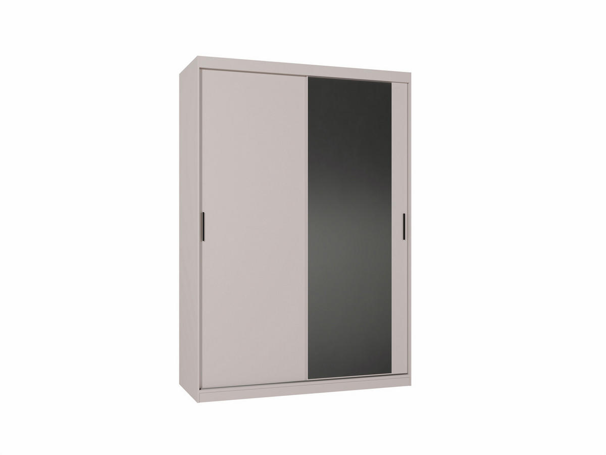SCHWEBETÜRENSCHRANK Mirano Kaschmir 150 cm - Kaschmir, Holzwerkstoff (150/215/60cm) - Ravio