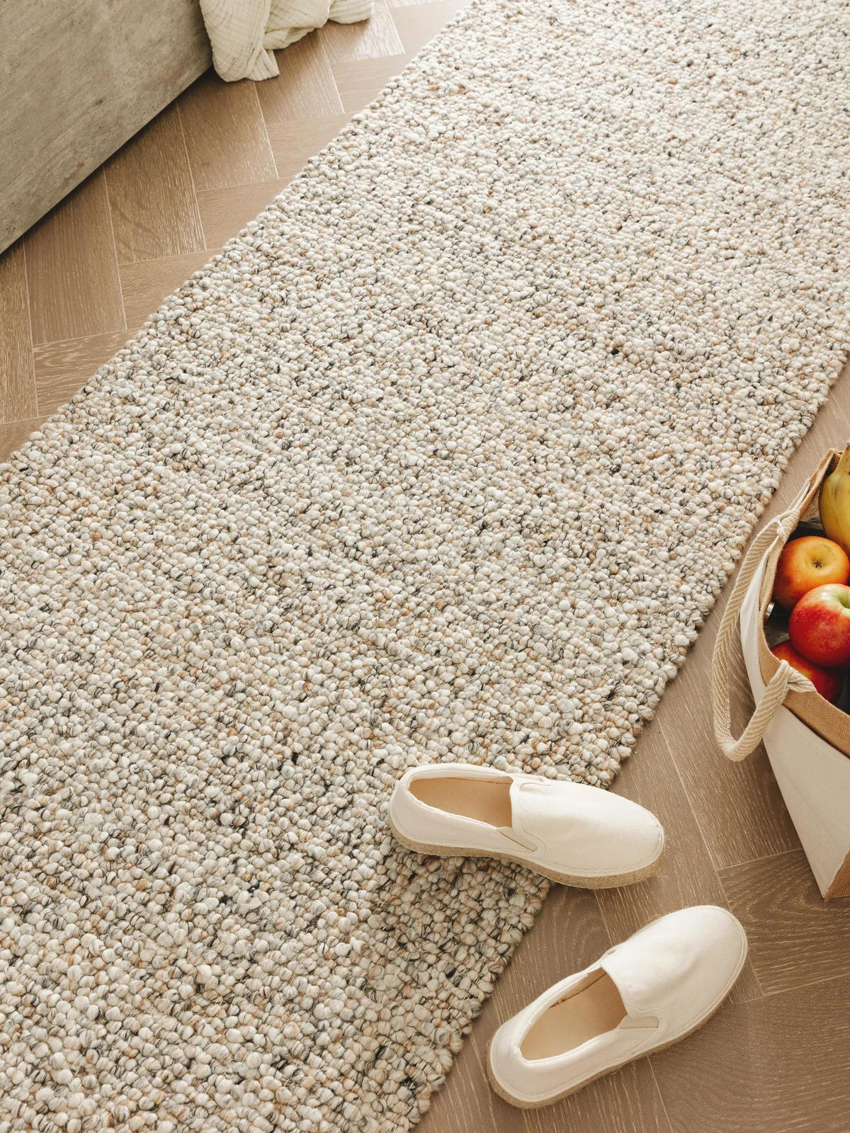 WOLLTEPPICH-LÄUFER Patch Multicolor 80x250 cm - Multicolor, Textil (80/250cm) - benuta Pure