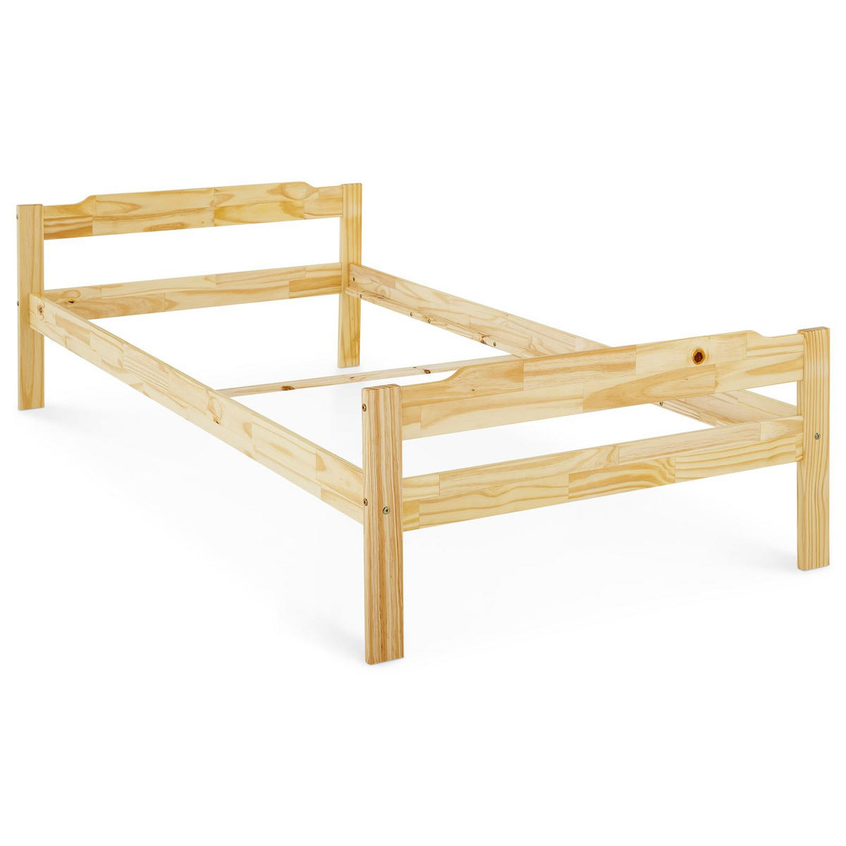 EINZELBETT MORITZ 90X200 CM - Naturfarben, Holz (90/200cm) - IDIMEX