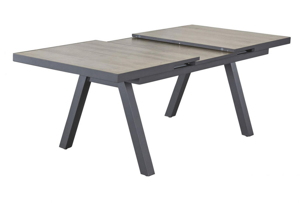 GARTENTISCH Kentucky 160/210x100x75cm, Keramik, Braun - Braun, Keramik (100/210/75cm) - dasmöbelwerk