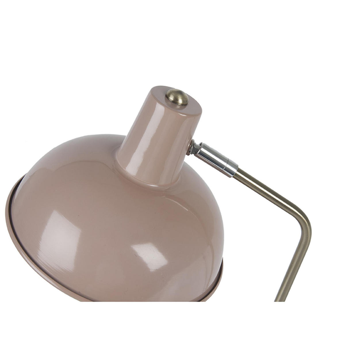 TISCHLAMPE Hood 26/20/38 cm - Pink, Metall (26/20/38cm) - Leitmotiv