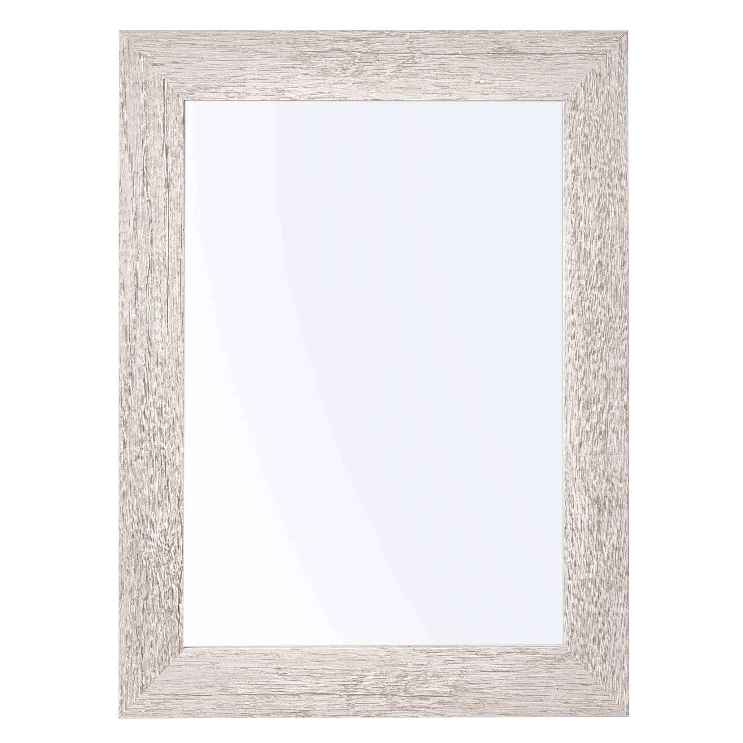 WANDSPIEGEL Holzrahmen 38/48 cm - Grau, Glas (38/2/48cm) - Giftdecor