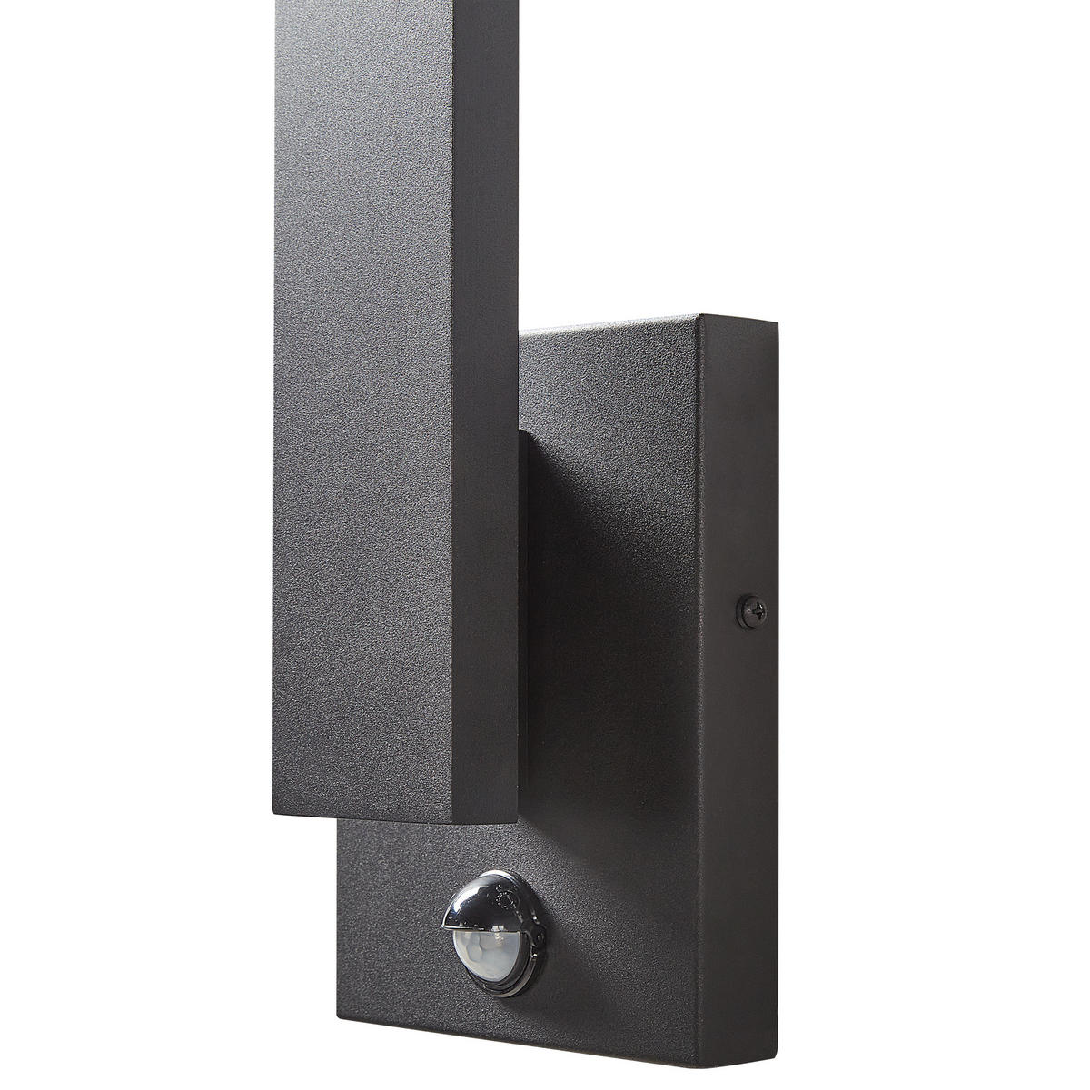 AUSSENWANDLEUCHTE Tummel 7/13/46 cm - Schwarz, Metall (13/46/7cm) - Beliani