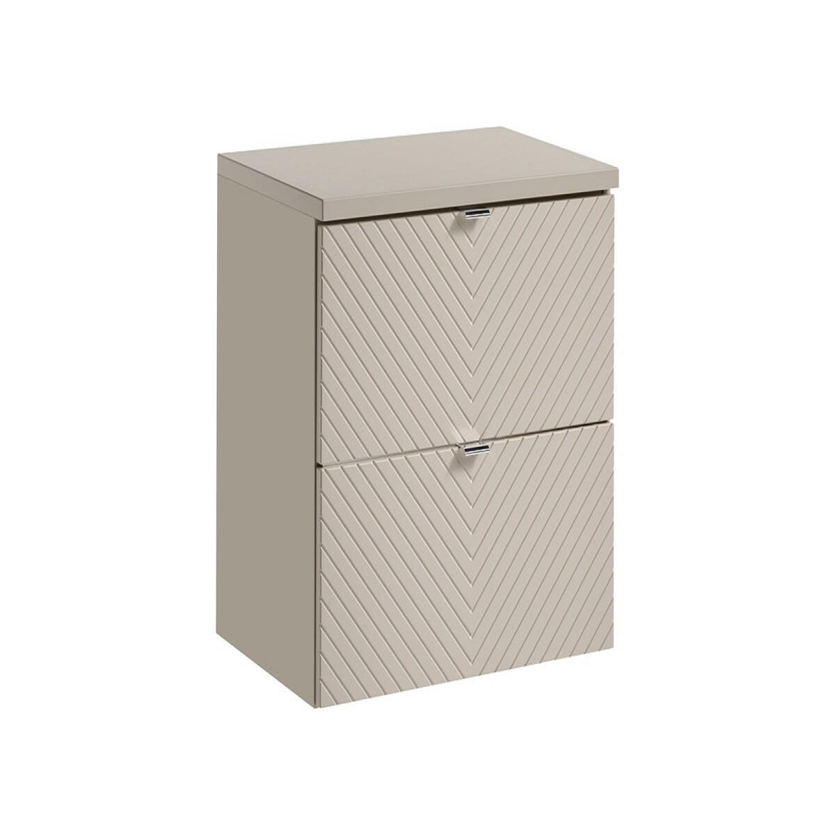 WASCHTISCHUNTERSCHRANK 2Teile - Viva Cashmere V BM284 in Kaschmir/ Matt - Kaschmir, Holz (60/57/40cm)