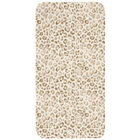 KOUPELNOVÁ PŘEDLOŽKA Leopard - Classic - Béžová 60x120 cm - světle hnědá, textil/plast (60/120cm)