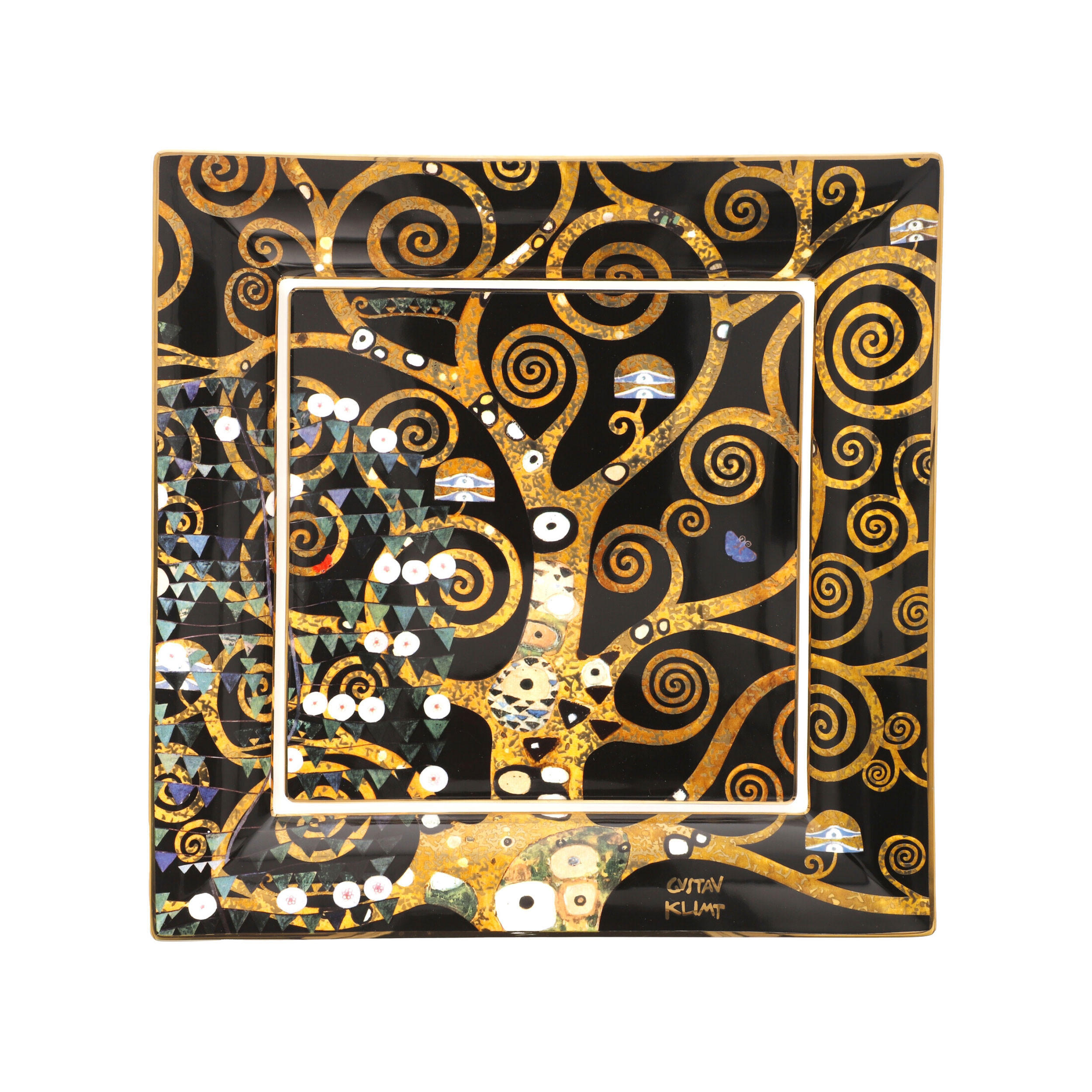 KÜNSTLERSCHALE Gustav Klimt - Der Lebensbaum, New Bone China, Bunt, 30 cm - Multicolor, Keramik (3.5cm) - Goebel