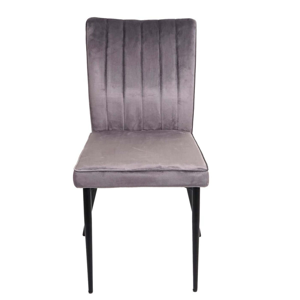 ESSZIMMERSTUHL Grau 2er-Set - Grau, Textil (50/88/64cm) - MCW