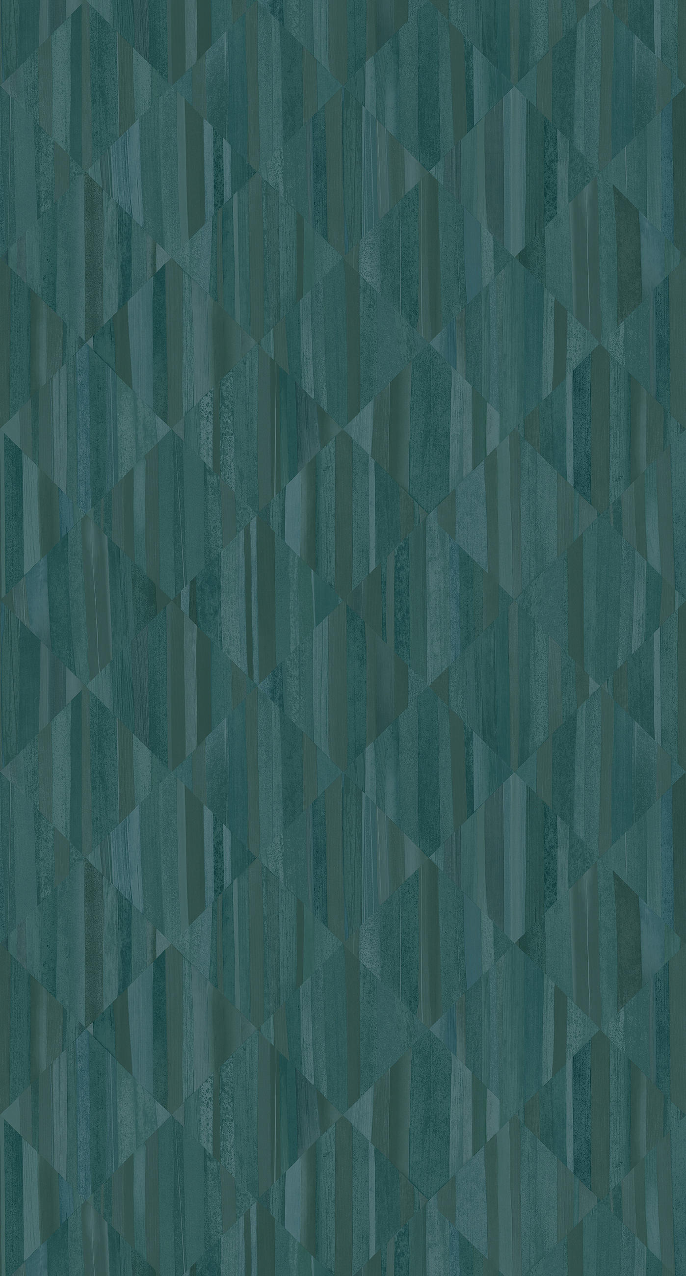 FOTOTAPETE 3D Holzoptik 150 x 279 cm - Blau, Papier (150/279cm) - Origin Wallcoverings