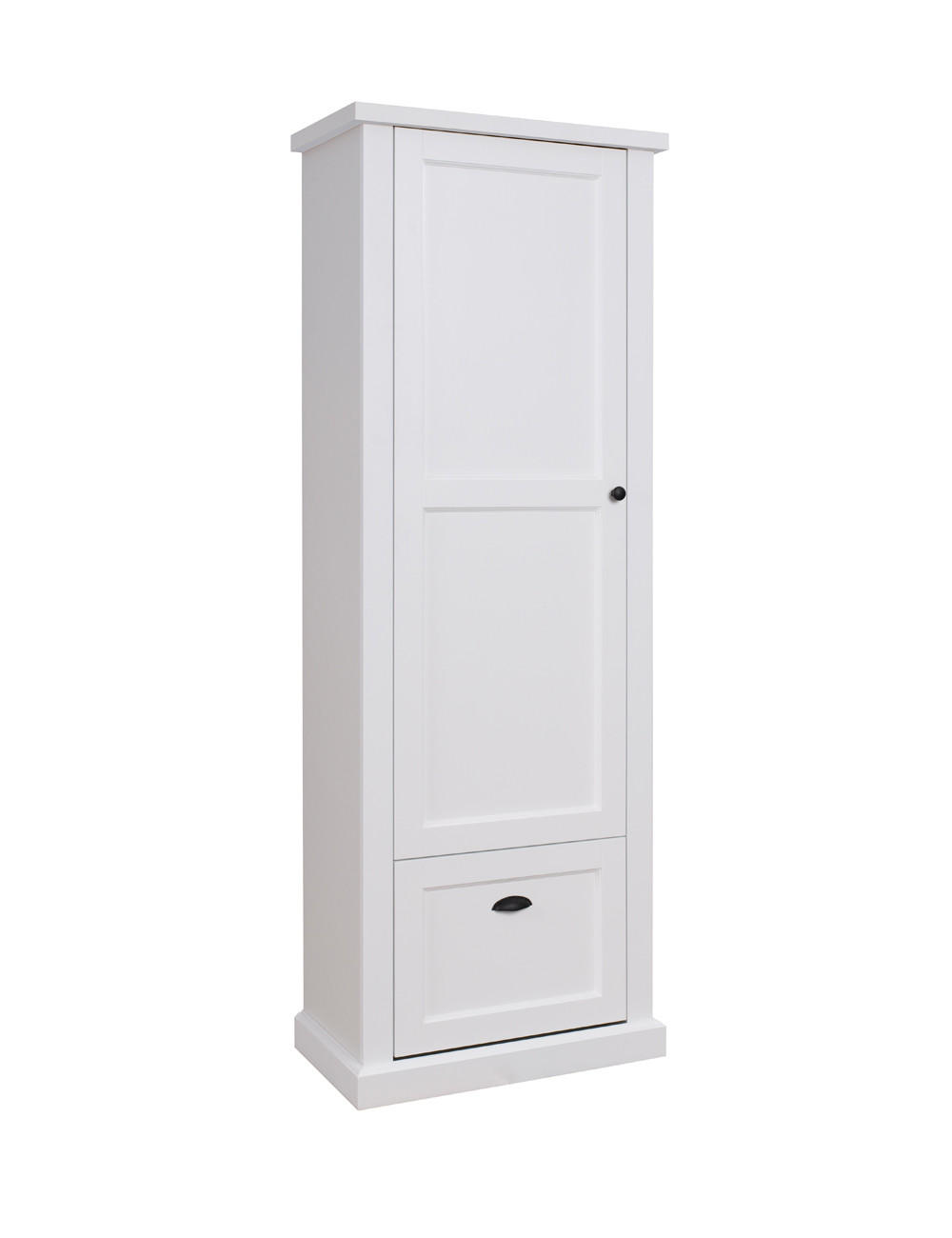 GARDEROBENSCHRANK Galineo 71,5 / 41,5 / 200 cm weiß - Weiß, Holz/Holzwerkstoff (72/200/42cm) - Feldmann-Wohnen