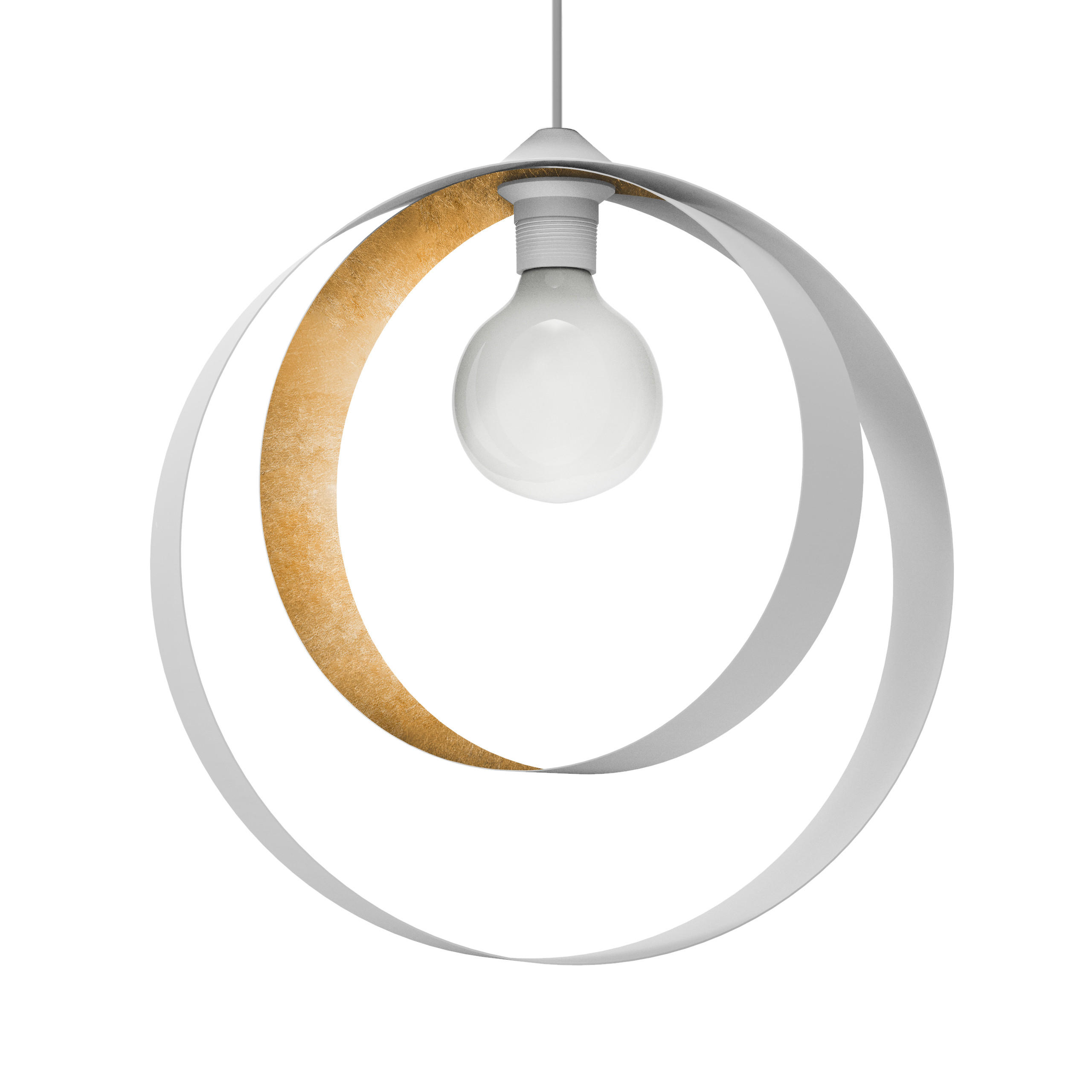 HÄNGELEUCHTE - Goldfarben, Metall (7/40/40cm) - Lumicom