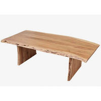 COUCHTISCH Akazie 150x70x45 natur lackiert PURE ACACIA #306 - Hellbraun, Holz (150/70/45cm) - Massivmoebel24
