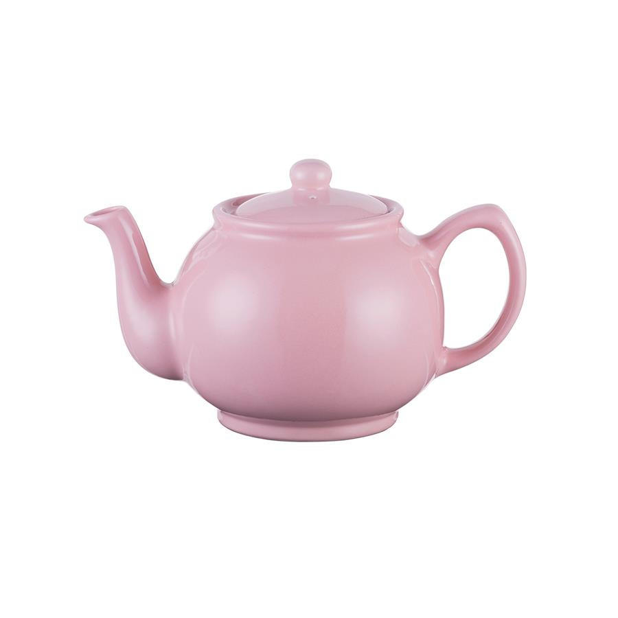 TEEKANNE 1100 ml Steingut pastell pink, für 6 Tassen - Pink, Keramik (0.36L) - Price & Kensington
