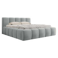 POLSTERBETT Kevson - Hellgrau, Holzwerkstoff/Textil (140/200cm) - MIRJAN24