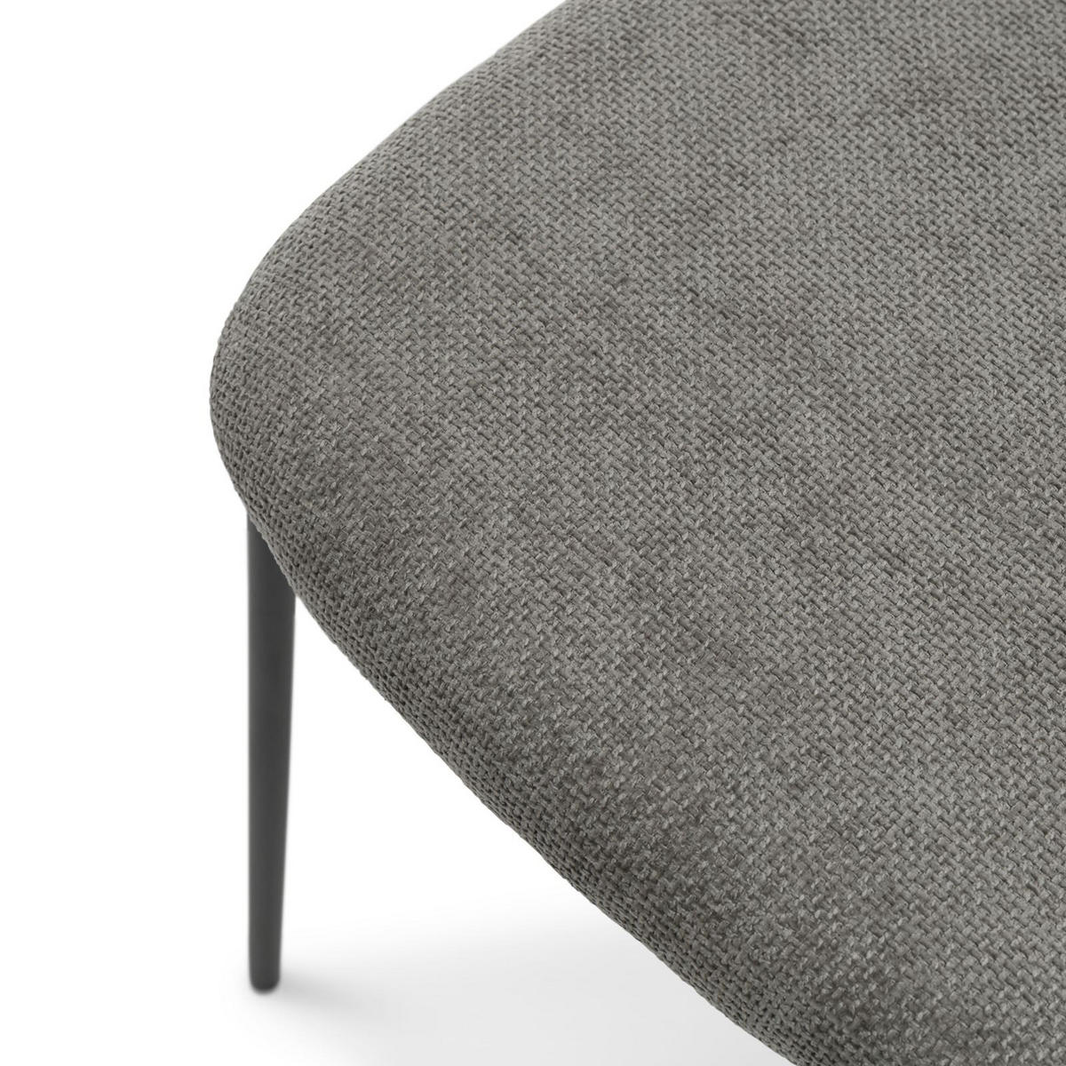 ESSZIMMERSTUHL TOLEDO 4ER-SET - Hellgrau, Textil (44/78/49cm) - IDIMEX