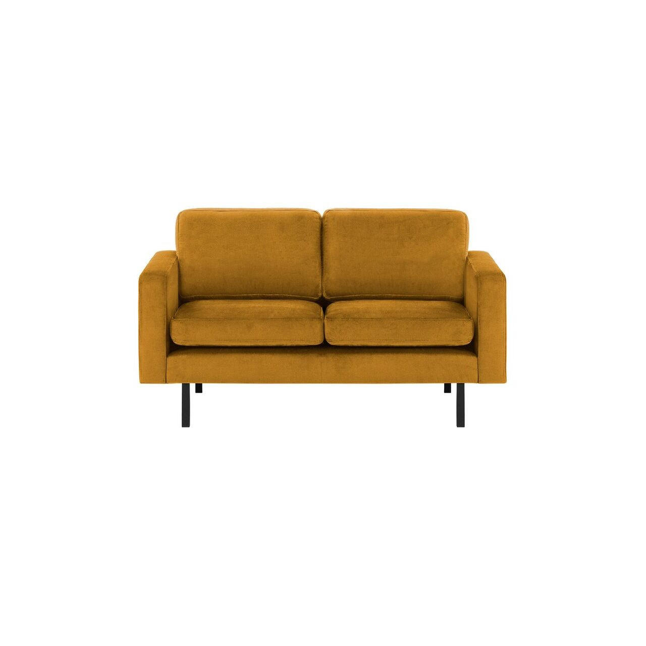 ZWEISITZER-SOFA Lioni-Kronos 1 - Gelb, Holz/Textil (143/84/94cm)