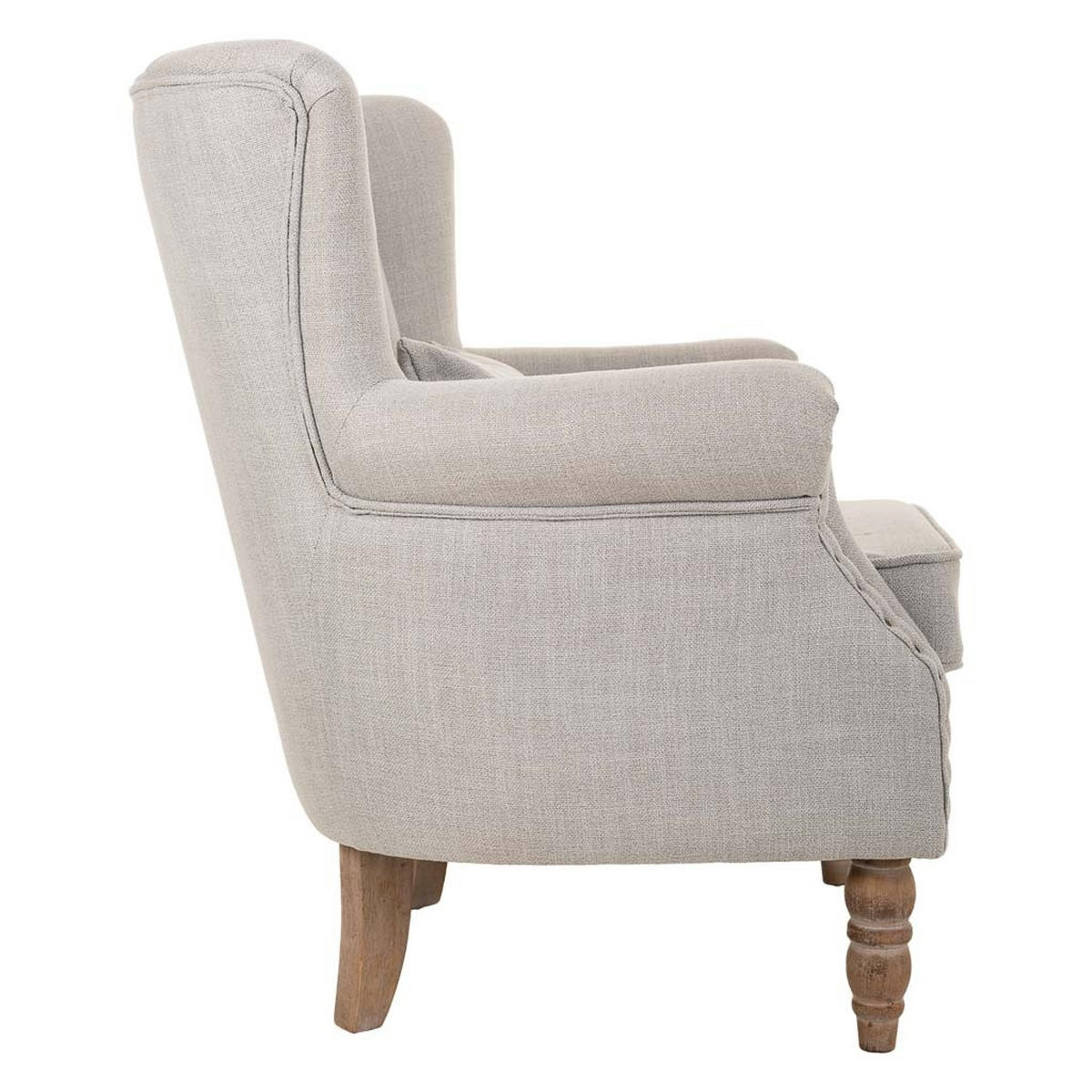 SESSEL gepolstert 73x59x43/87 cm - Grau, Holz (73/87/59cm) - Wanderlust