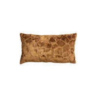 DEKOKISSEN Zirafi Braun 60/30/10 cm - Braun, Textil (30/60cm) - Light & Living