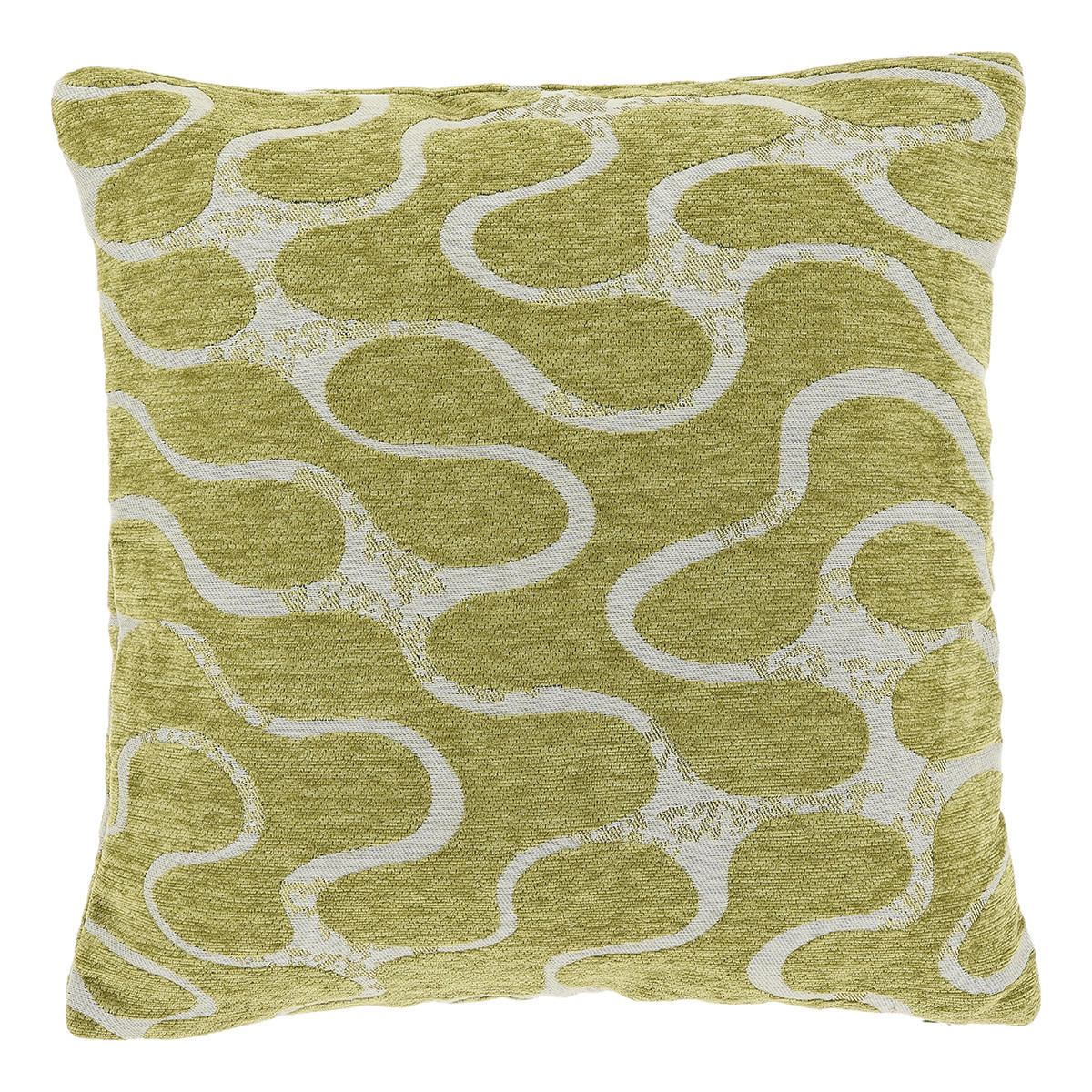 DEKOKISSEN Lux Grün 45/45/8 cm - Grün, Textil (45/45cm) - Unique Living