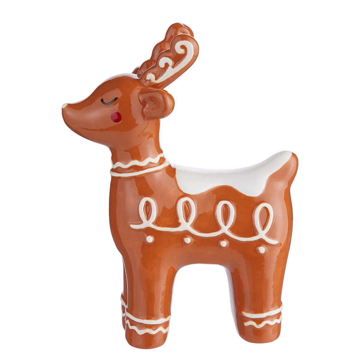 DEKOFIGUR Rentier Sweet X-Mas - Braun, Stein (5/16/12cm) - Butlers