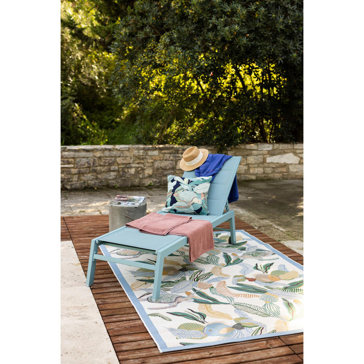 GÄSTETUCH Bora terrakotta 30 x 50 cm - Terra cotta, Textil (30/50cm) - Vivaraise