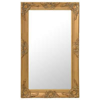 WANDSPIEGEL im Barock-Stil 50 x 80 cm Golden - Goldfarben, Holz (50/1/80cm) - furnicato